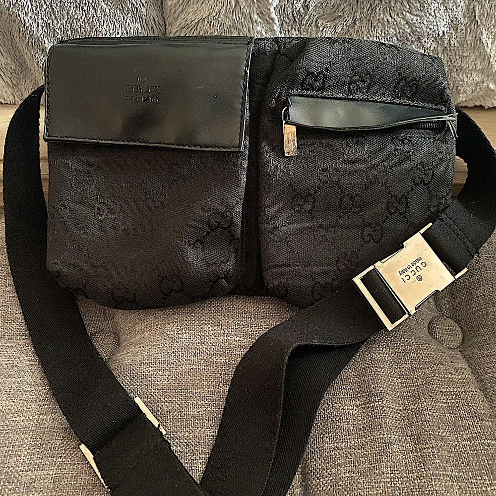 Gucci Black Fanny Pack
